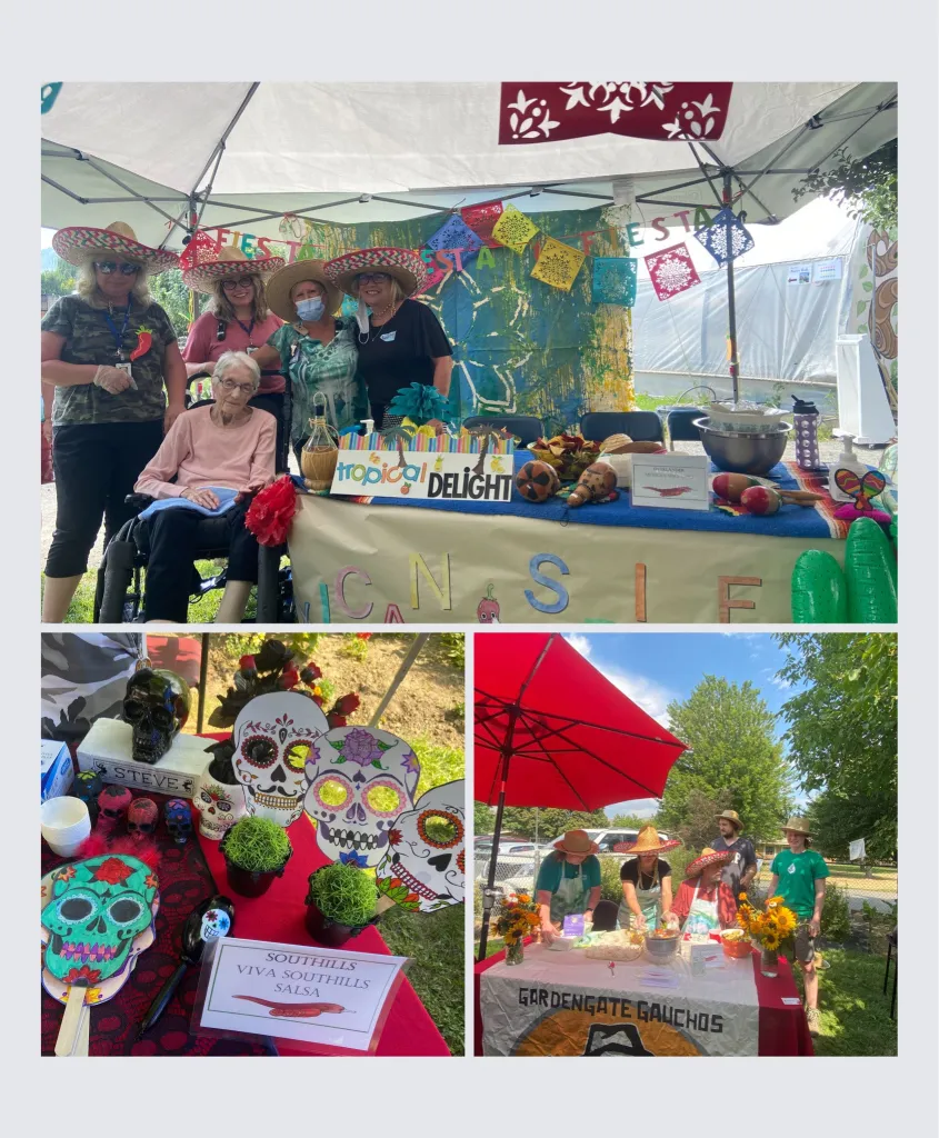 2022 Gardengate salsa challenge participants. From top to bottom: Overlander’s Mexican Spice Girls, South Hills Tertiary’s Viva Southills Salsa, and Gardengate Gauchos