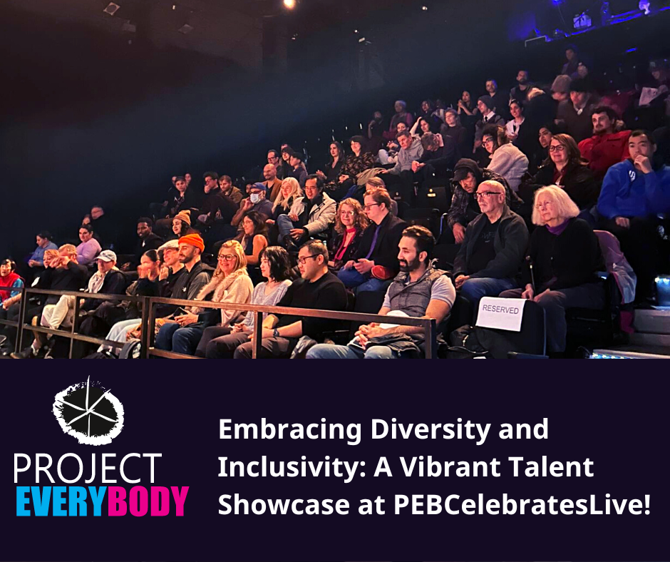 Group of audiences from diverse background sitting at a theater.